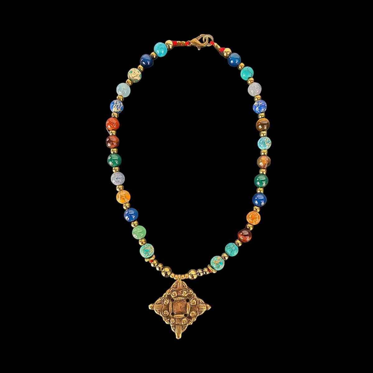 choker ethnic dorje antique