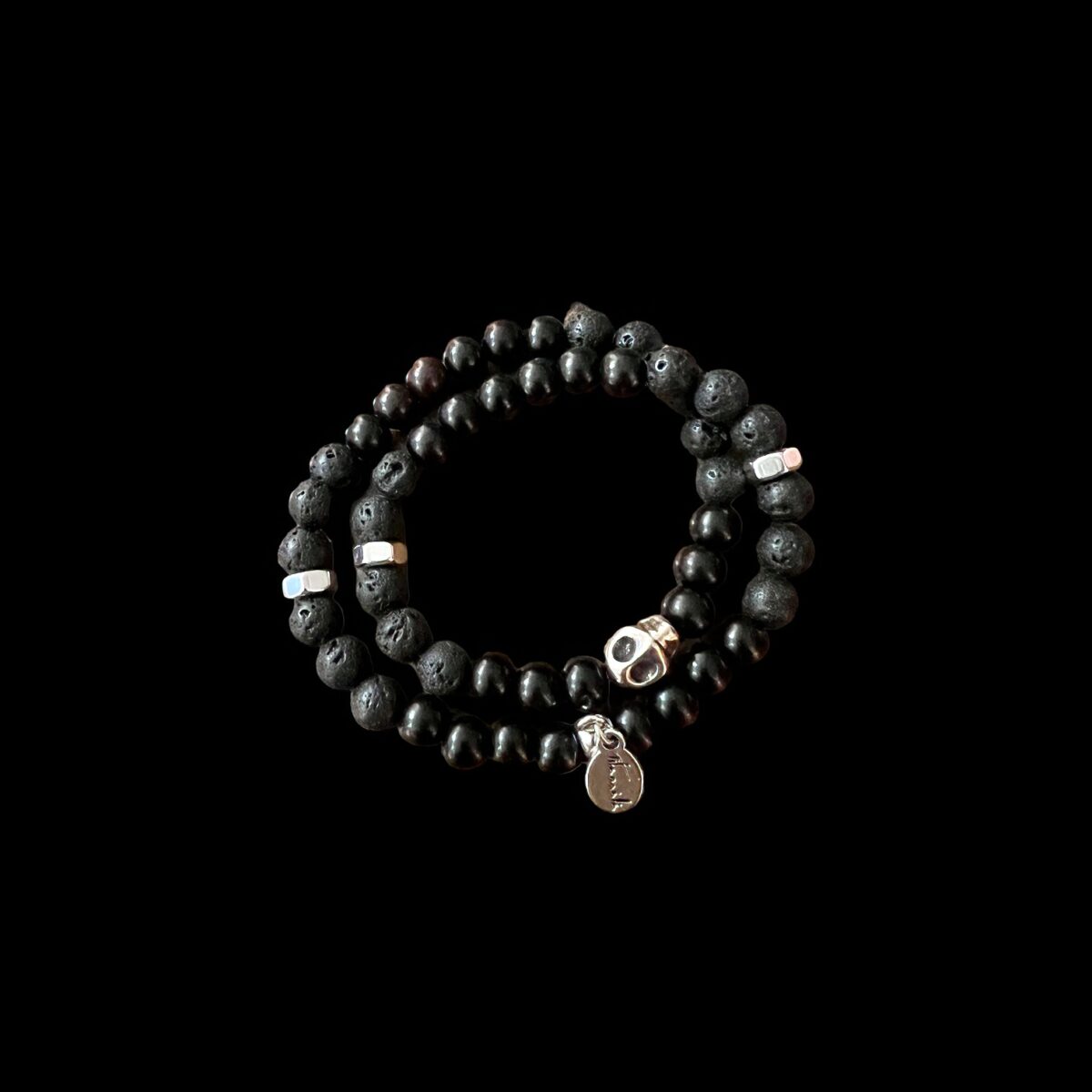 Rock Valentino bracelet black background