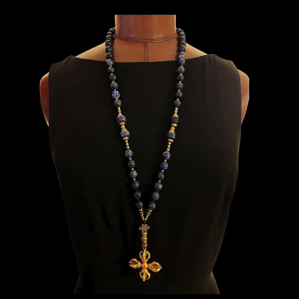 unique necklace holder SIGNATURE sodalite