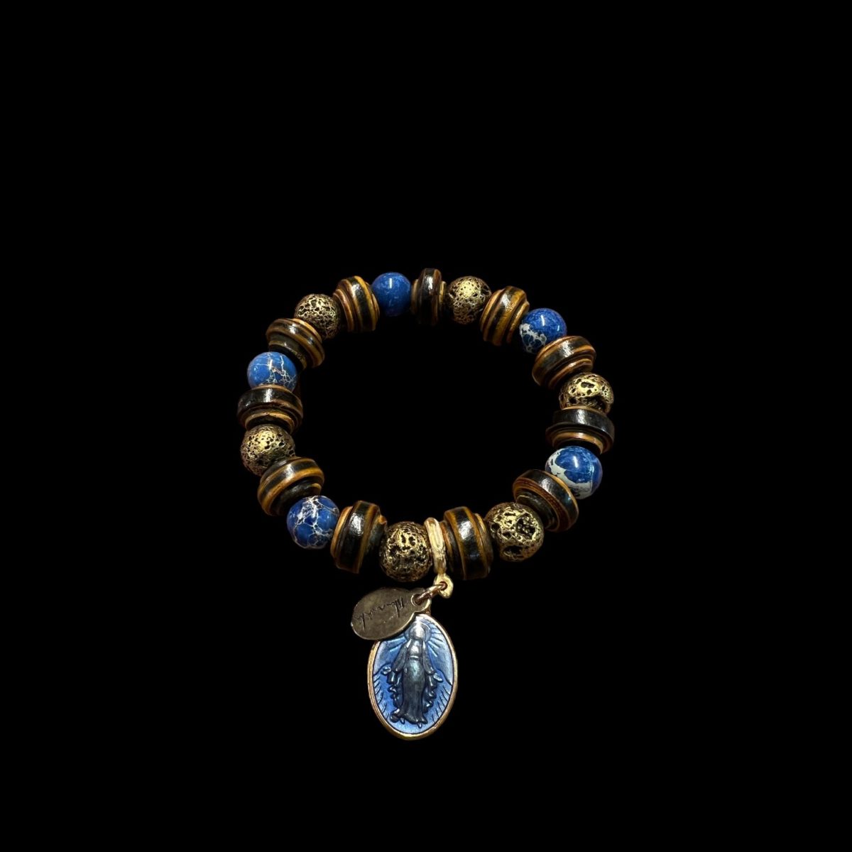 bracelet Himalya Madone bleue